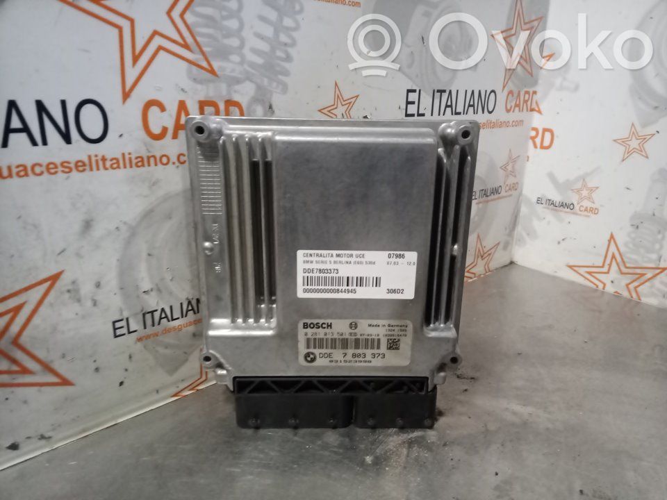 BMW 5 E60 E61 Engine control unit/module 