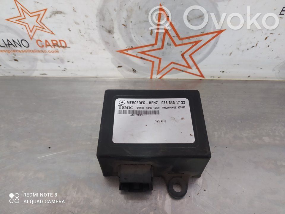 Mercedes-Benz Vito Viano W638 Other control units/modules 