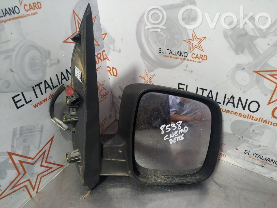 Citroen Nemo Espejo lateral eléctrico de la puerta delantera 