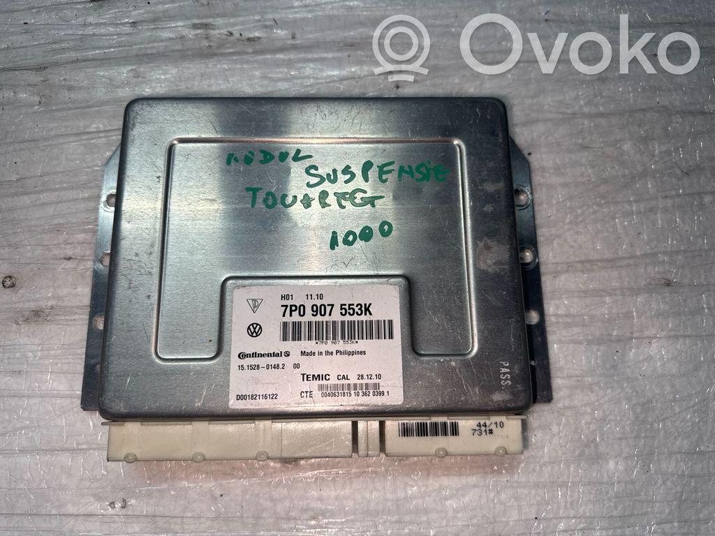 Volkswagen Touareg II Sterownik / Moduł tylnego zawieszenia pneumatycznego 