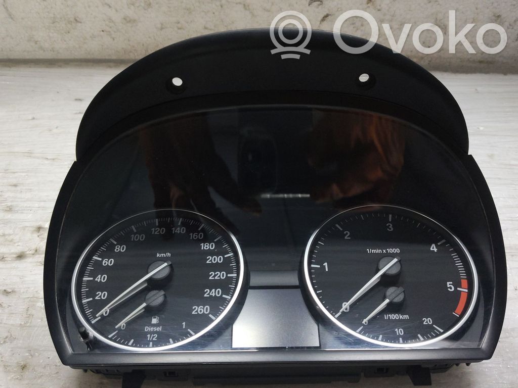 BMW 3 E90 E91 Speedometer (instrument cluster) 