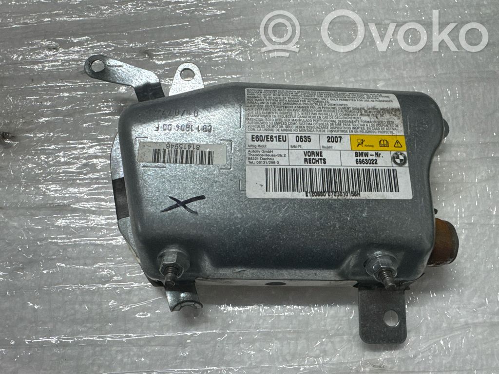 BMW 5 E60 E61 Front door airbag 