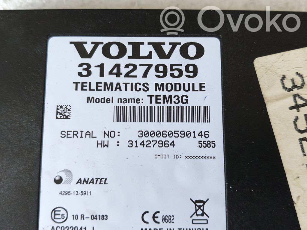 Volvo V40 Autres unités de commande / modules 