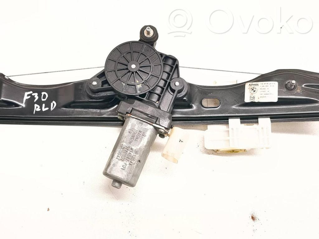 BMW 3 F30 F35 F31 Elektryczny podnośnik szyby drzwi tylnych 