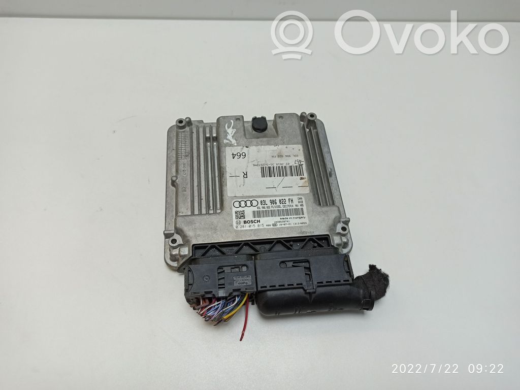 Engine control unit/module   03L906022FH,03L906022FG