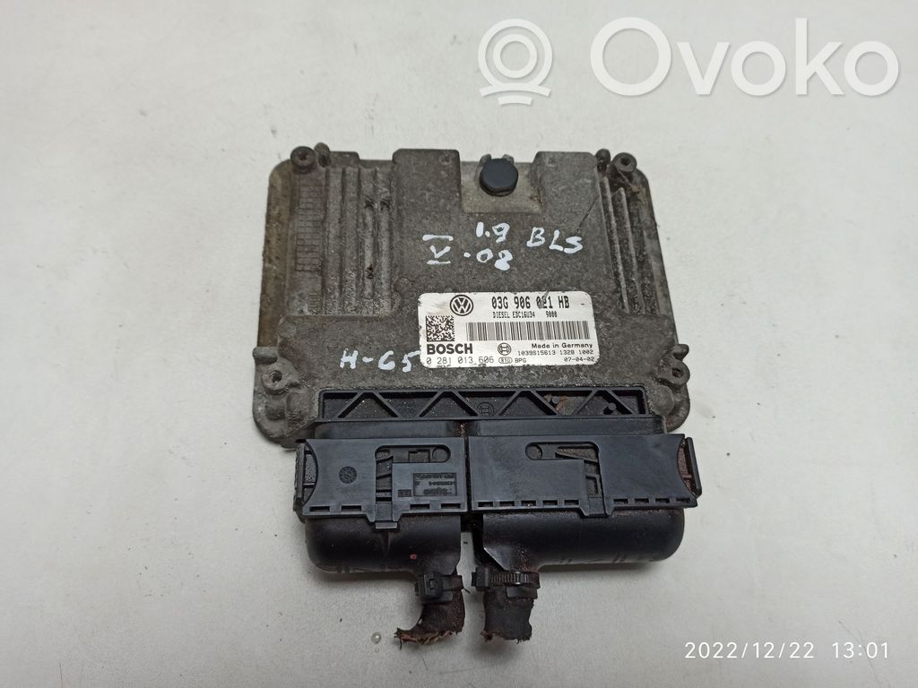 Engine control unit/module   03G906021HB,0281013606
