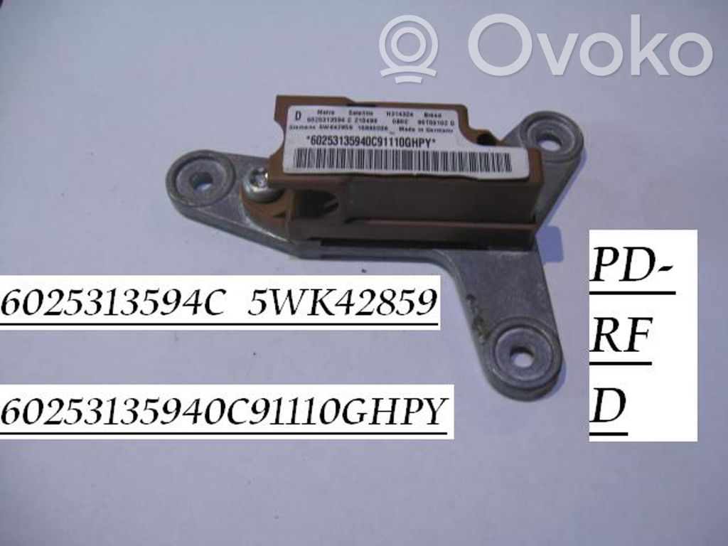 Renault Espace III Airbagsensor Crashsensor Drucksensor 