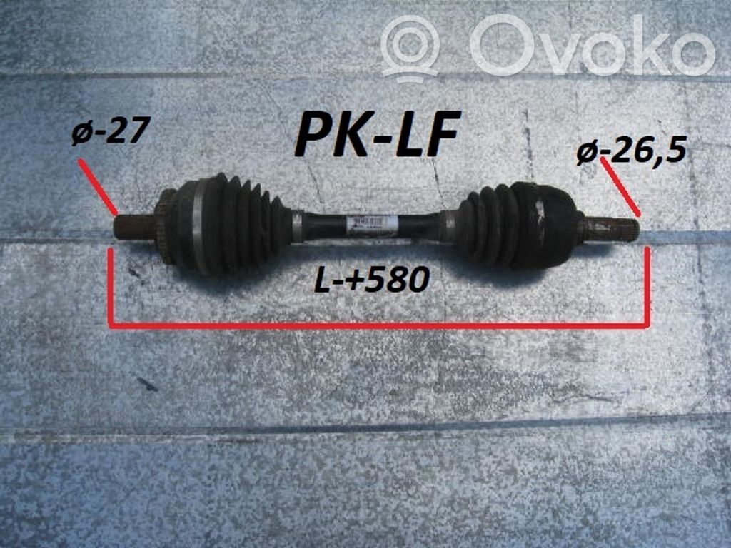Volvo S80 Półoś przednia 