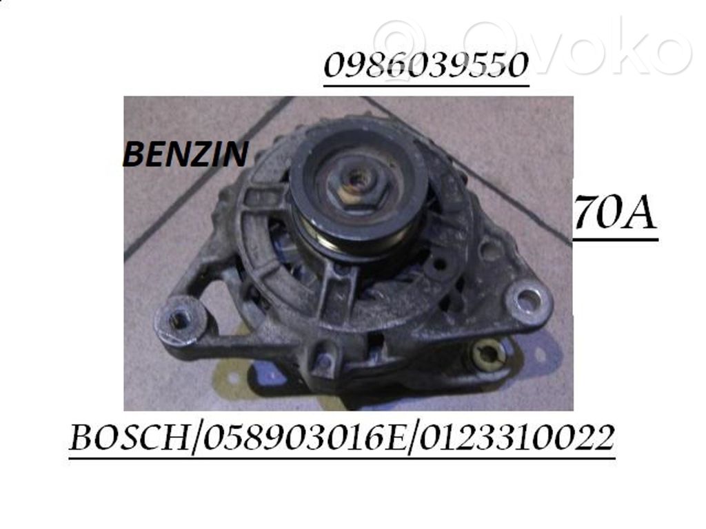 Audi A3 S3 8L Alternator 