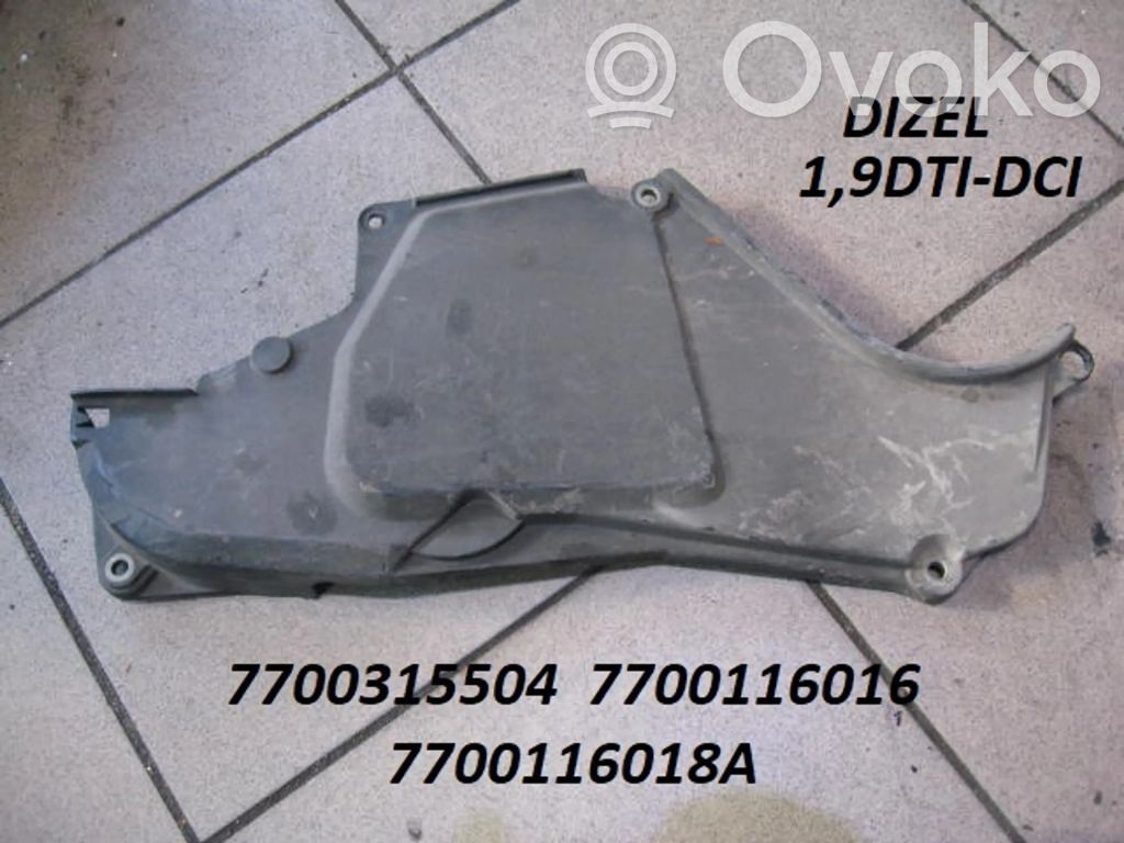 Renault Laguna II Cache carter courroie de distribution 