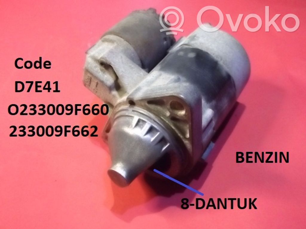 Motor de arranque   233009F662,O233009F660,D7E41