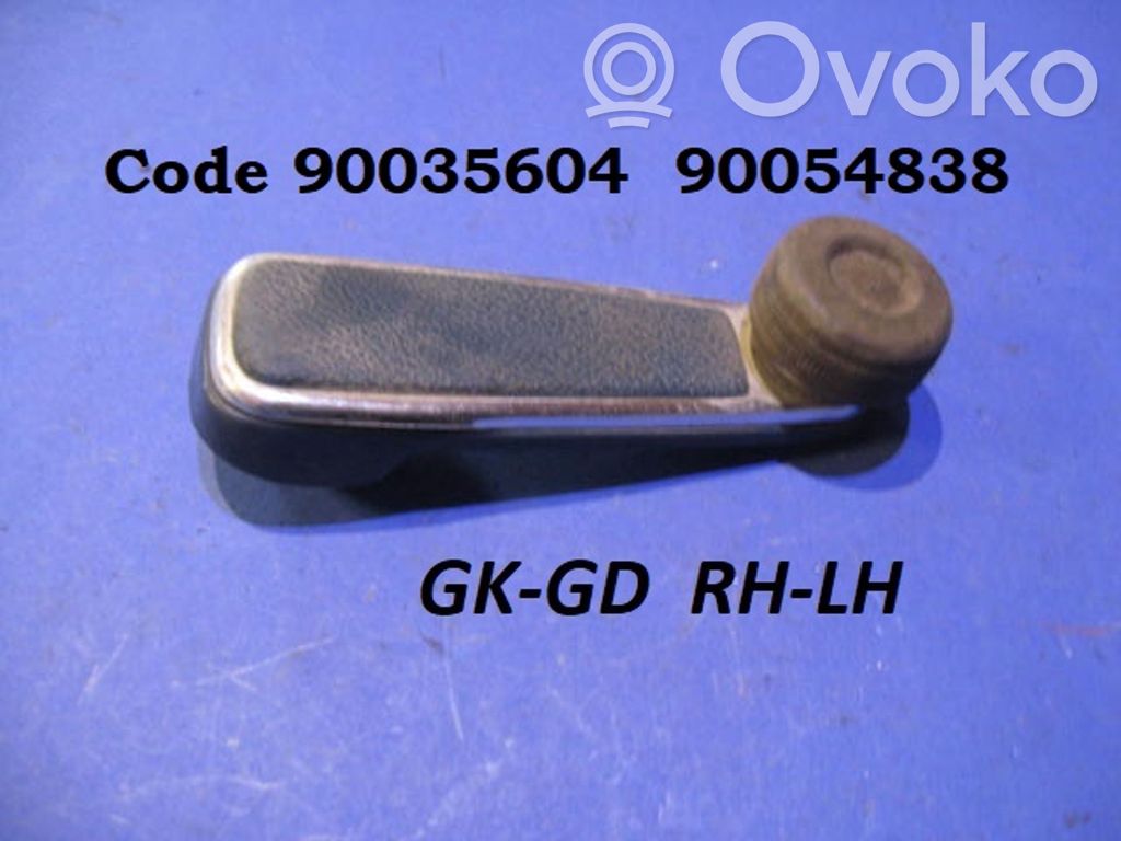 Opel Kadett E Moldura del elevalunas de la puerta trasera 