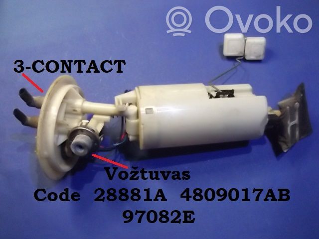 Sensor de nivel de combustible   28881A,4809017AB,97082E