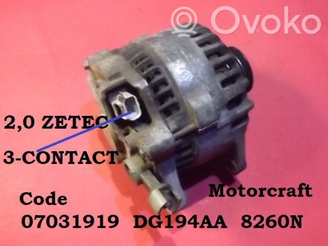 Alternador   07031919,DG194AA,8260N