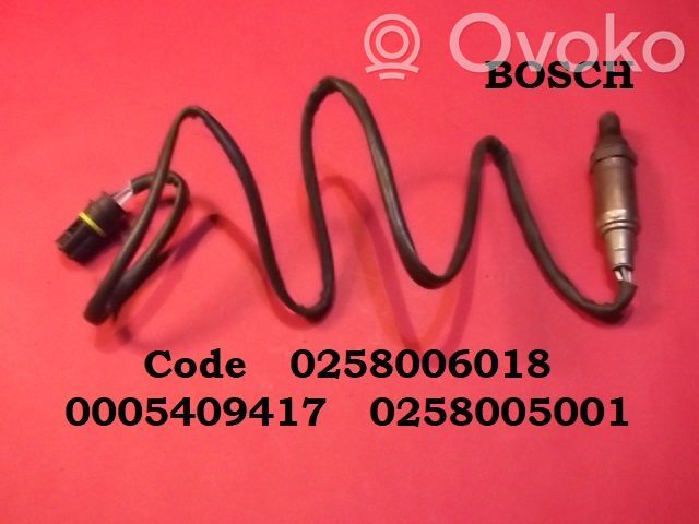 Sonde lambda   0258006018,0005409417,0258005001
