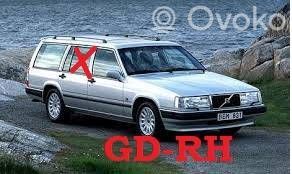 Volvo 960 Geam ușă spate 