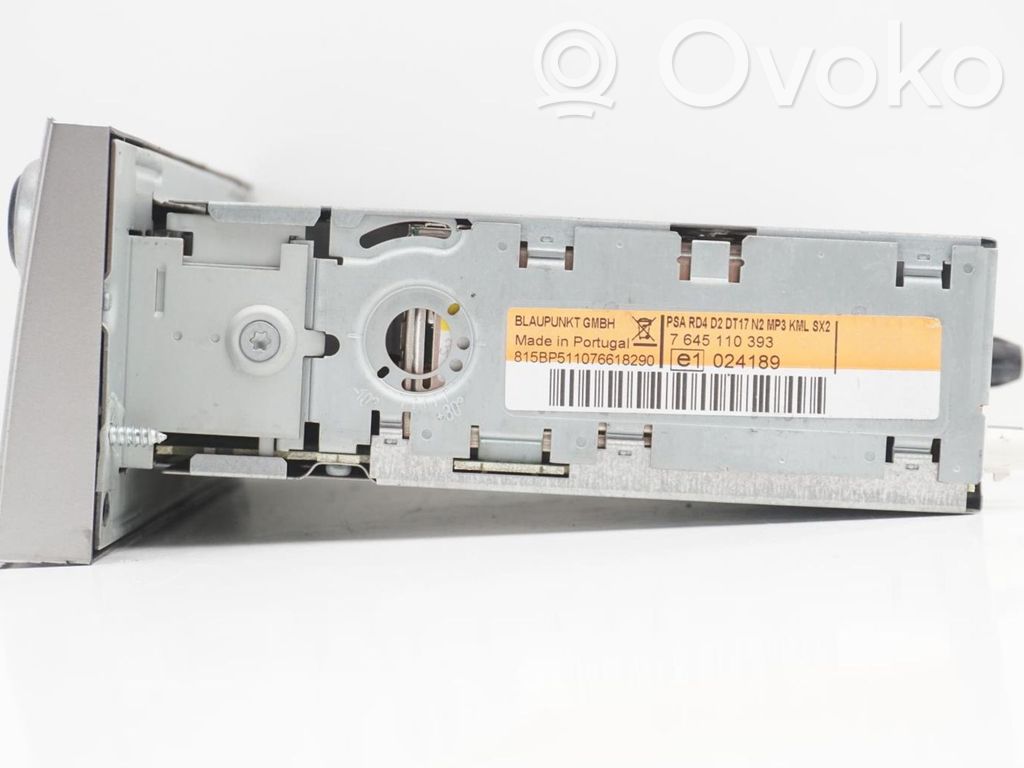 Peugeot 407 Unitate principală radio/CD/DVD/GPS 
