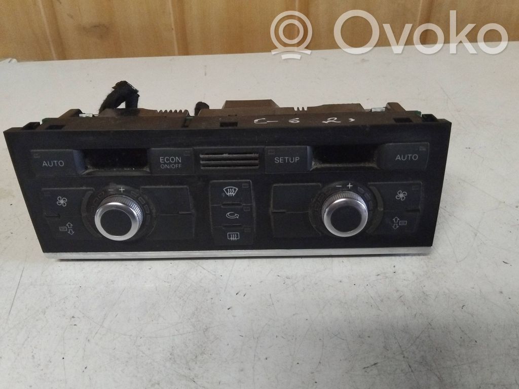 Audi A6 S6 C6 4F Climate control unit 