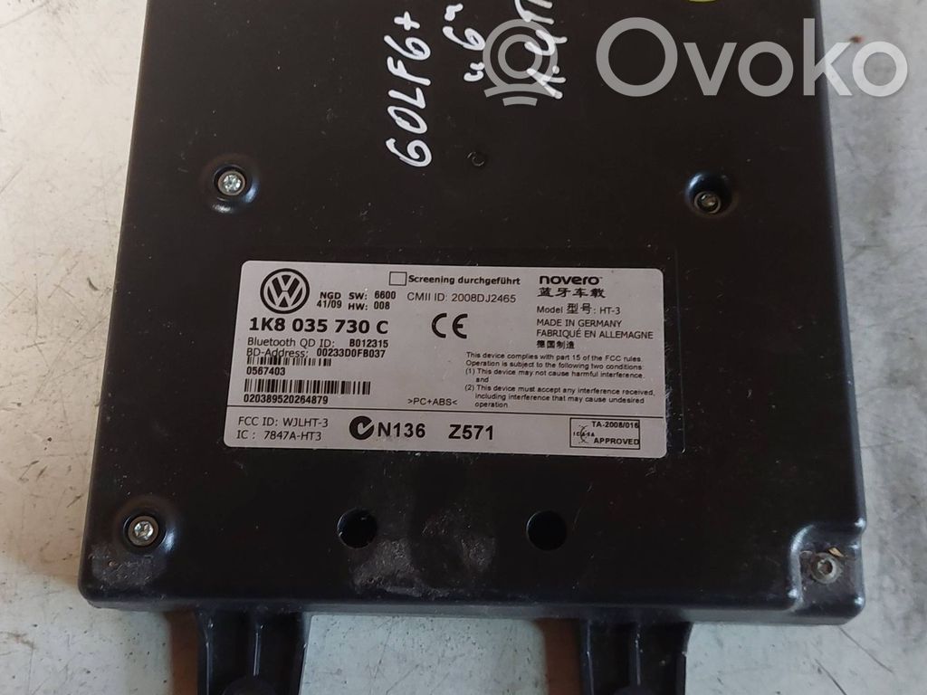 Volkswagen Golf VI Moduł / Sterownik Bluetooth 