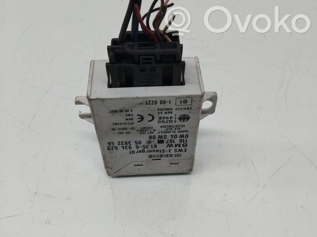 BMW X3 E83 Unité de commande dispositif d'immobilisation 