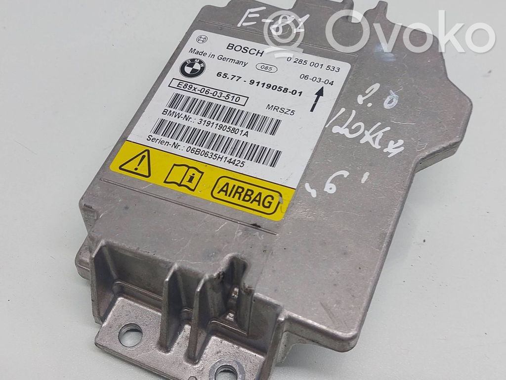 BMW 1 E81 E87 Airbag control unit/module 