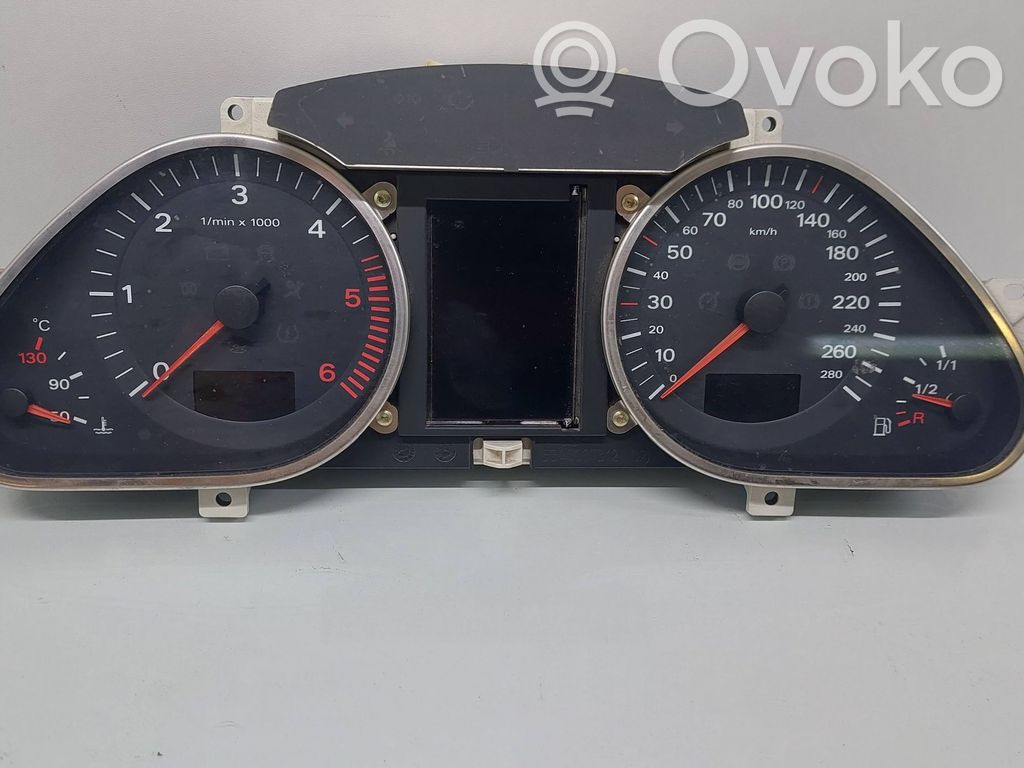 Audi A6 S6 C6 4F Speedometer (instrument cluster) 