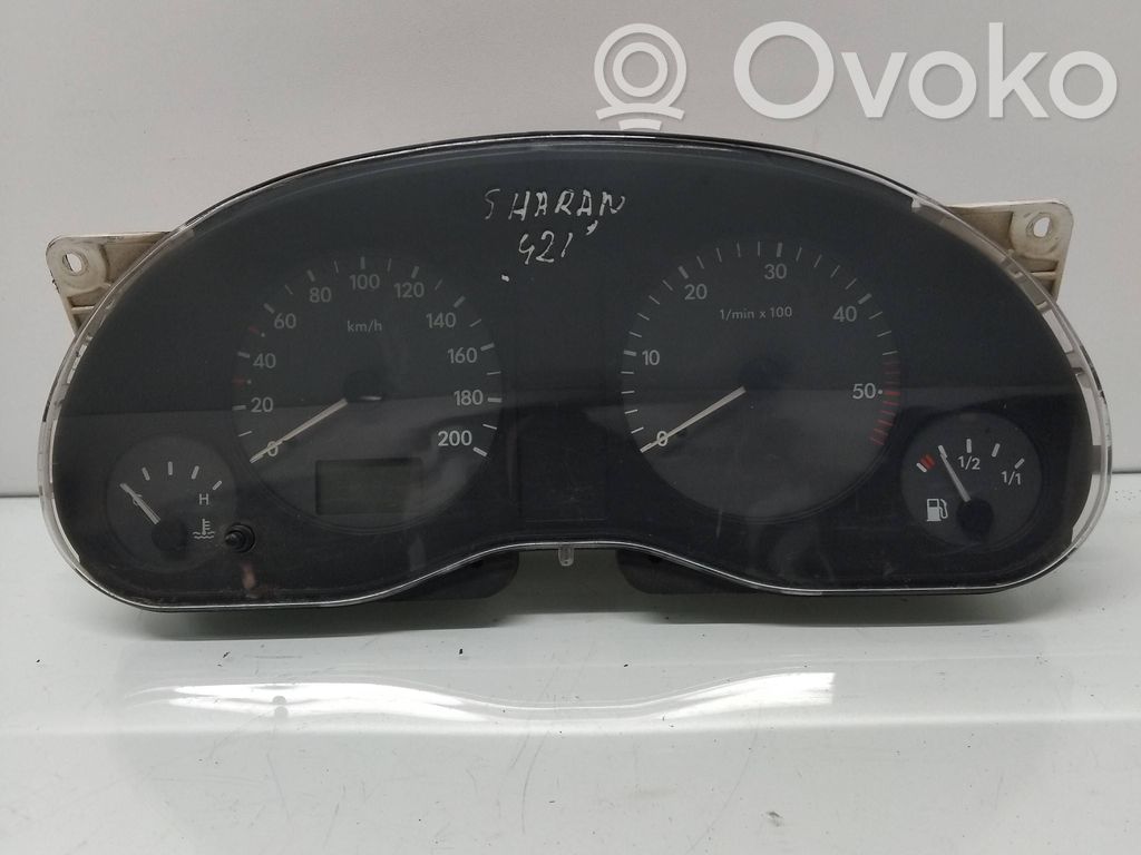 Volkswagen Sharan Velocímetro (tablero de instrumentos) 