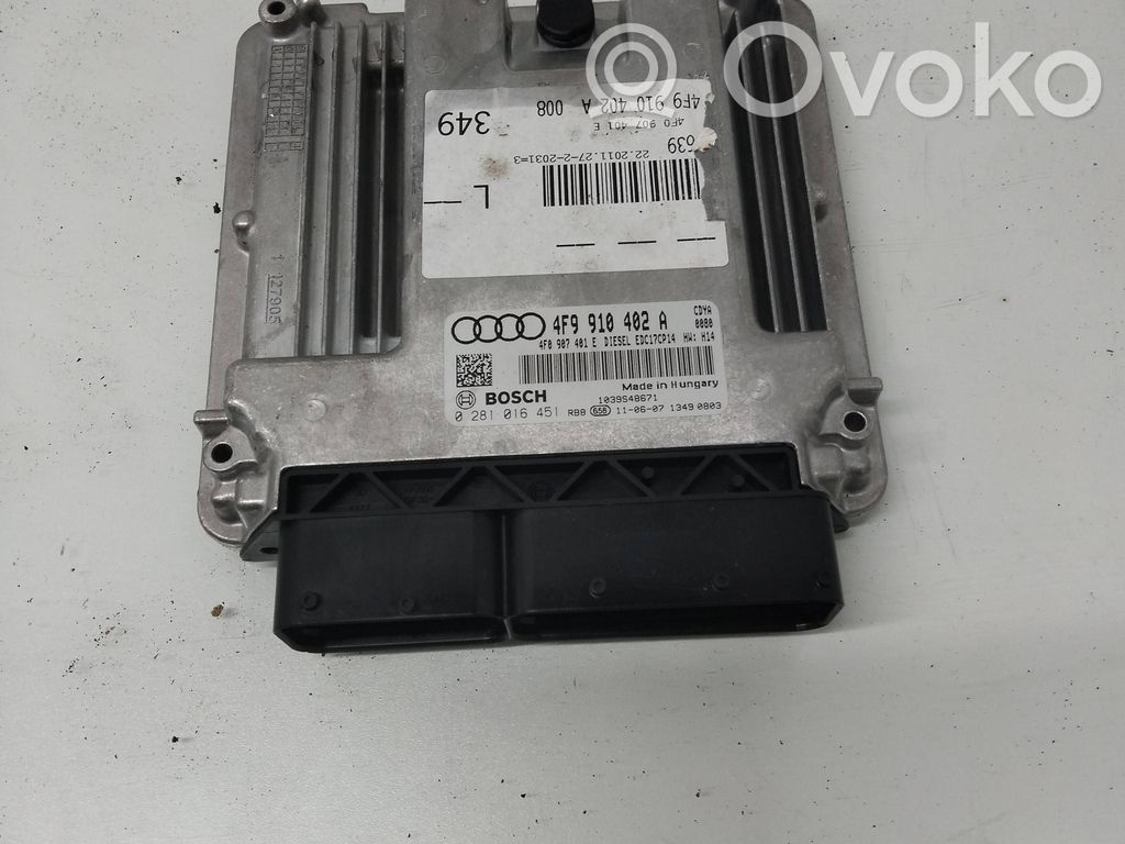 Audi A6 S6 C6 4F Engine control unit/module 