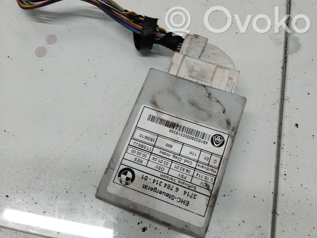 BMW 5 E60 E61 Módulo de control de la suspensión neumática (trasera) 