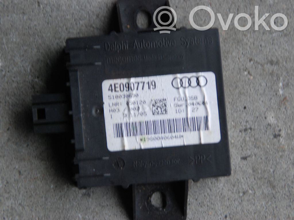 Audi A8 S8 D3 4E Unidad de control/módulo de alarma 