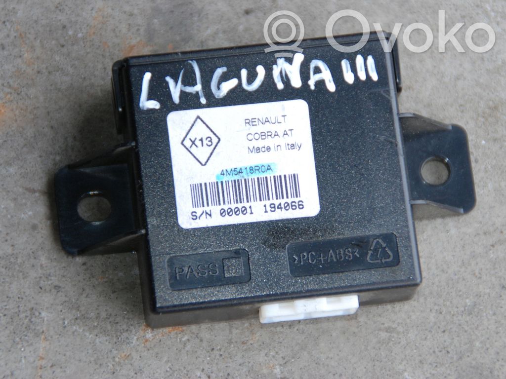 Renault Laguna III Hälytyksen ohjainlaite/moduuli 