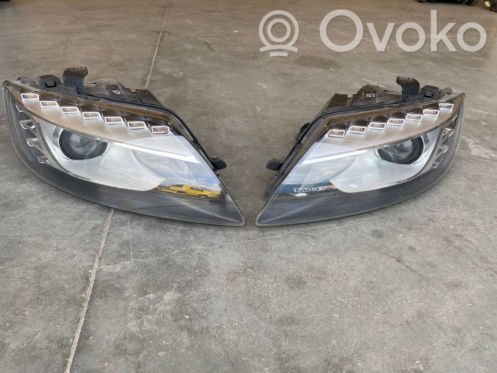Audi Q7 4L Scheinwerfer Satz Set 