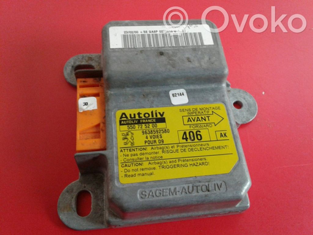 Peugeot 406 Unitate/modul de comandă airbaguri 