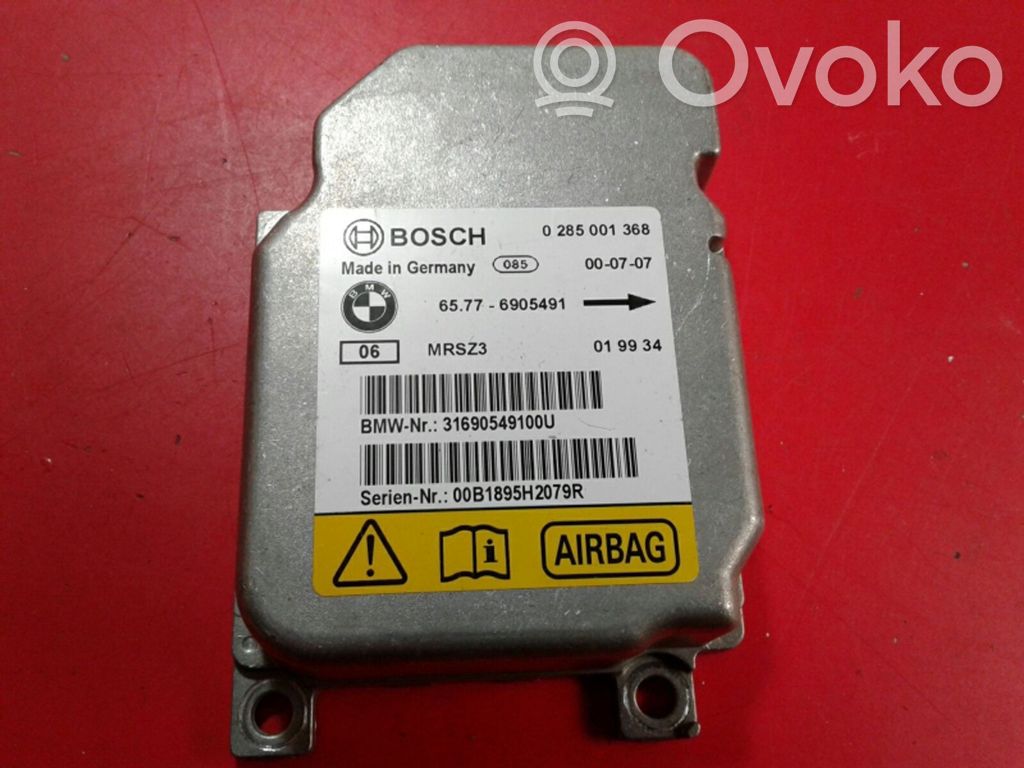Airbag control unit/module   0285001368,65776905491