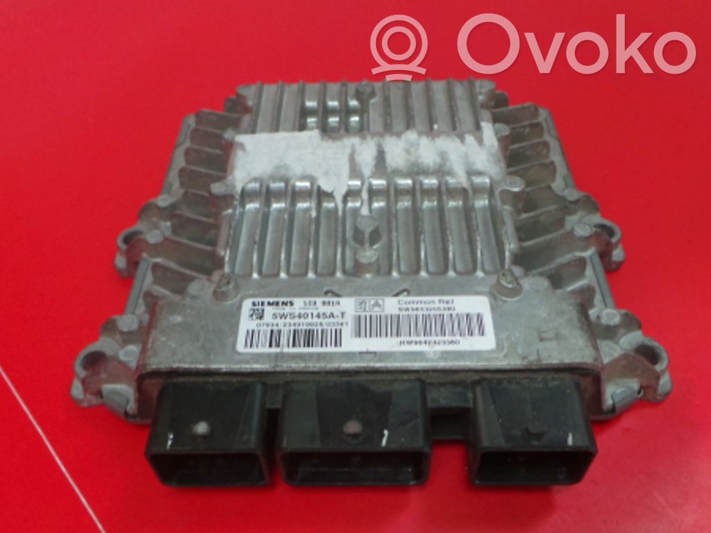 Engine control unit/module   5WS40145A,07,837,SIEMENS,SW9653205380
