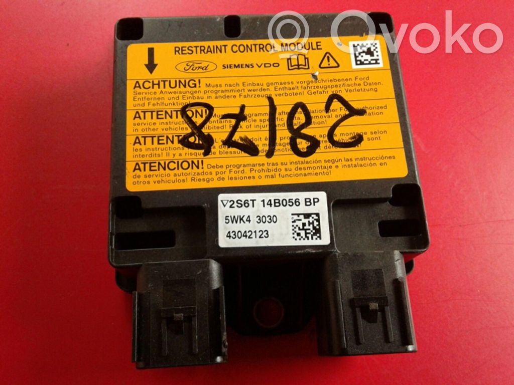 Airbag control unit/module   2S6T,14B056,5WK43030,BP