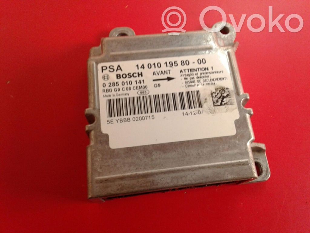 Airbag control unit/module   0285010141,1401019580