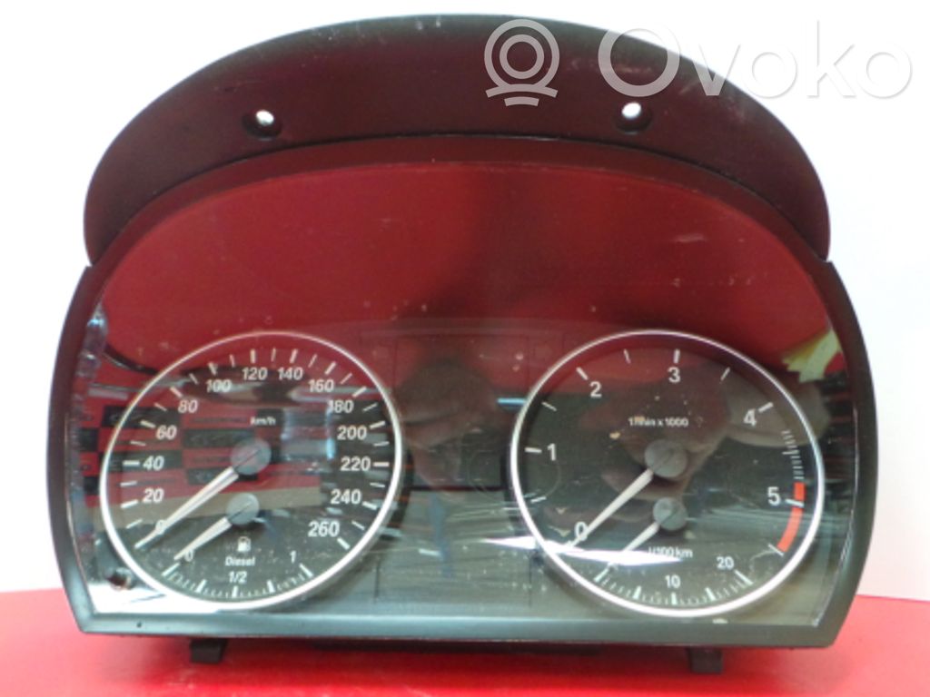 BMW 3 E90 E91 Speedometer (instrument cluster) 