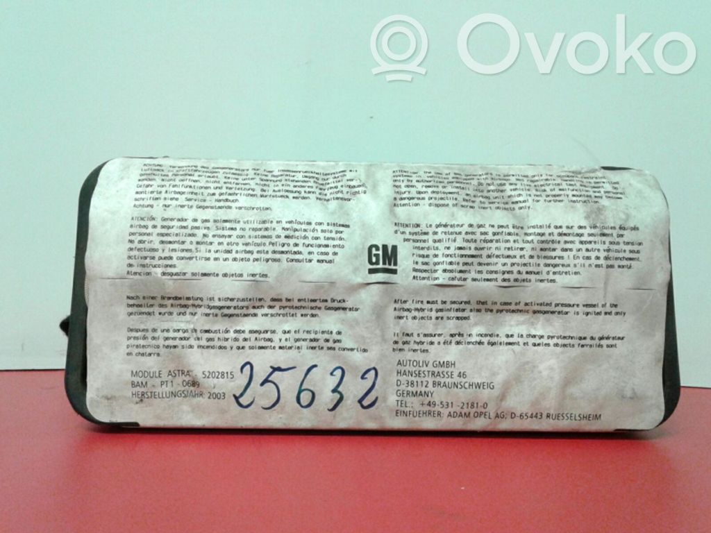 Opel Astra G Passenger airbag 