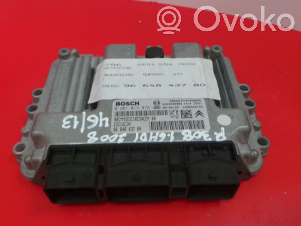 Engine control unit/module   013,281,872,9664843780,BOSCH