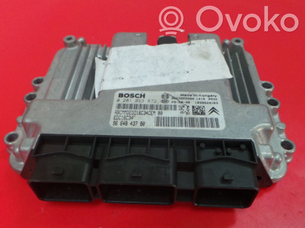 Engine control unit/module   013,281,872,9664843780,BOSCH