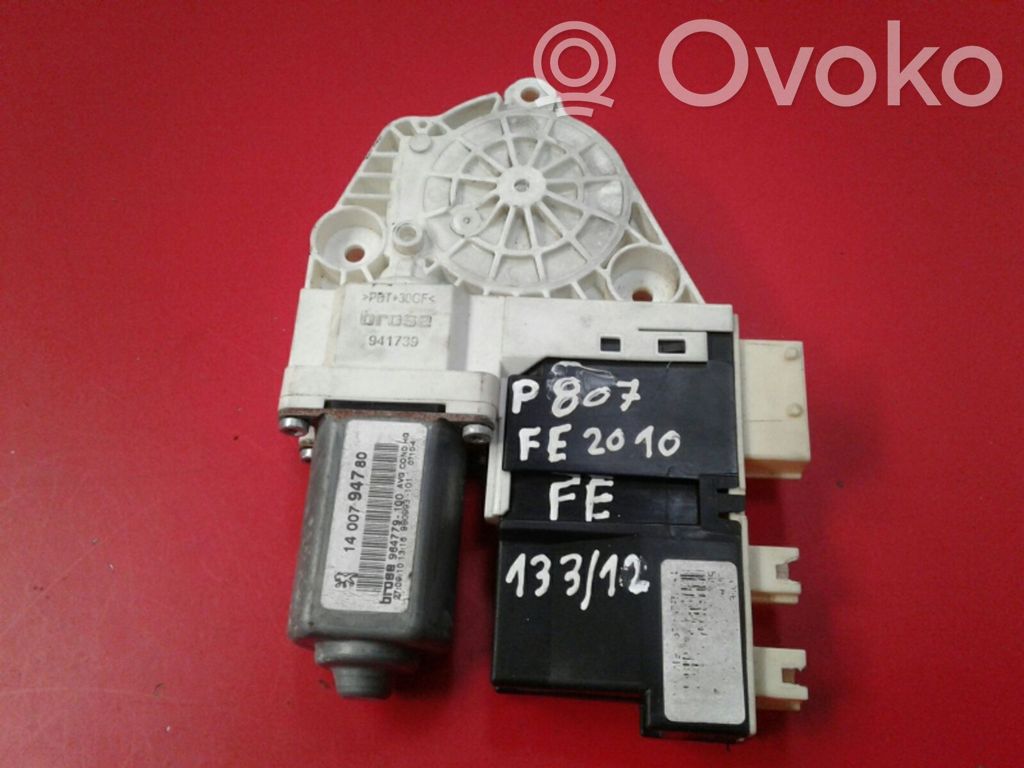 Peugeot 807 Front door window regulator motor 