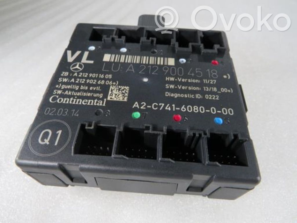 Unité de commande module de porte   A2129004518,A2129004518,A2129011605,A2129026806,A2C7416080000,FRTESQ