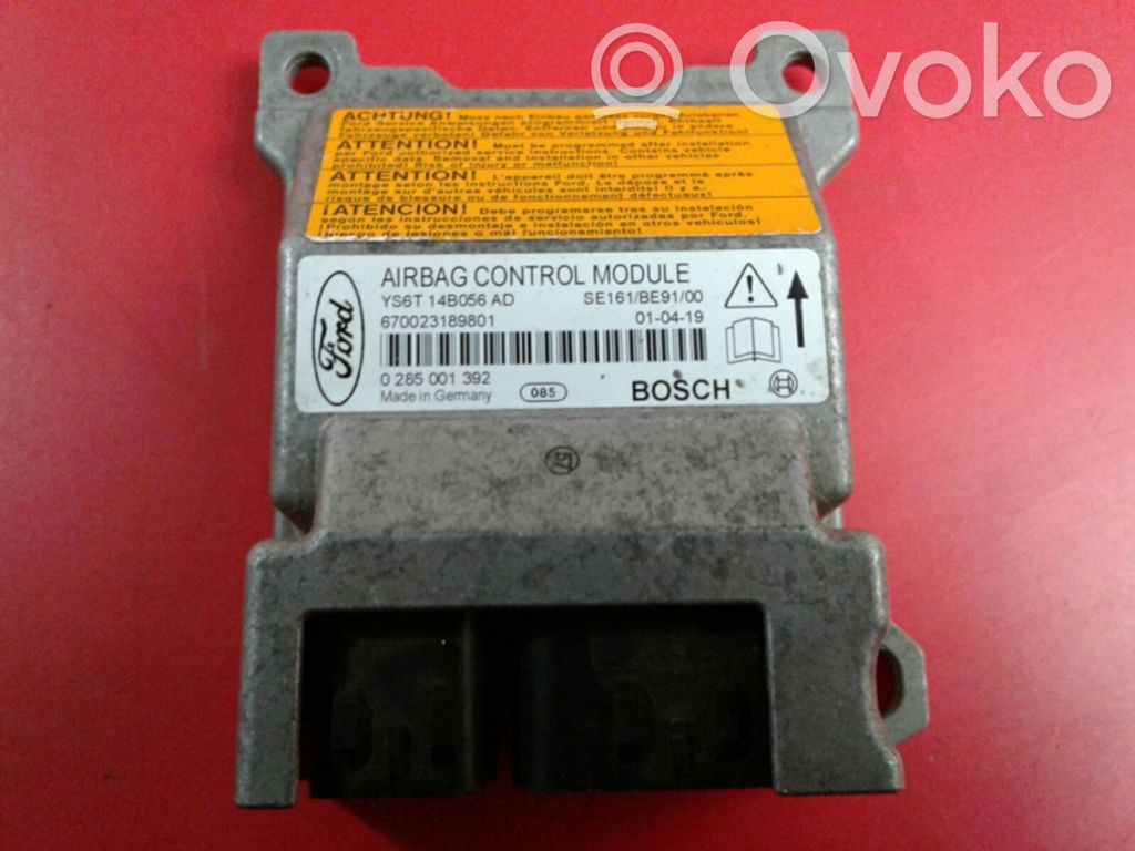 Ford Fiesta Airbag control unit/module 