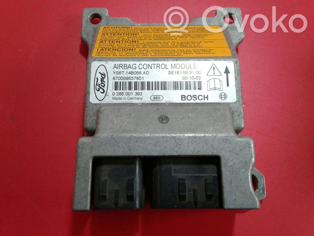 Ford Fiesta Airbagsteuergerät 