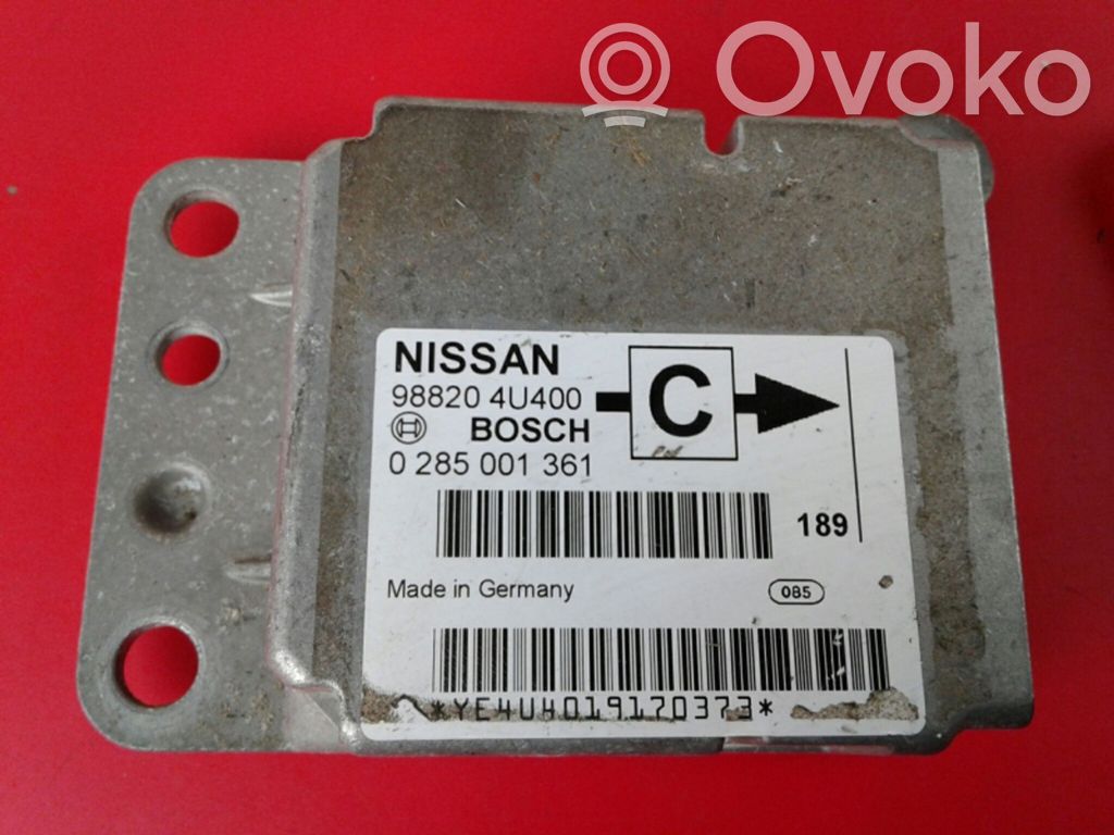 Nissan Almera N16 Sterownik / Moduł Airbag 