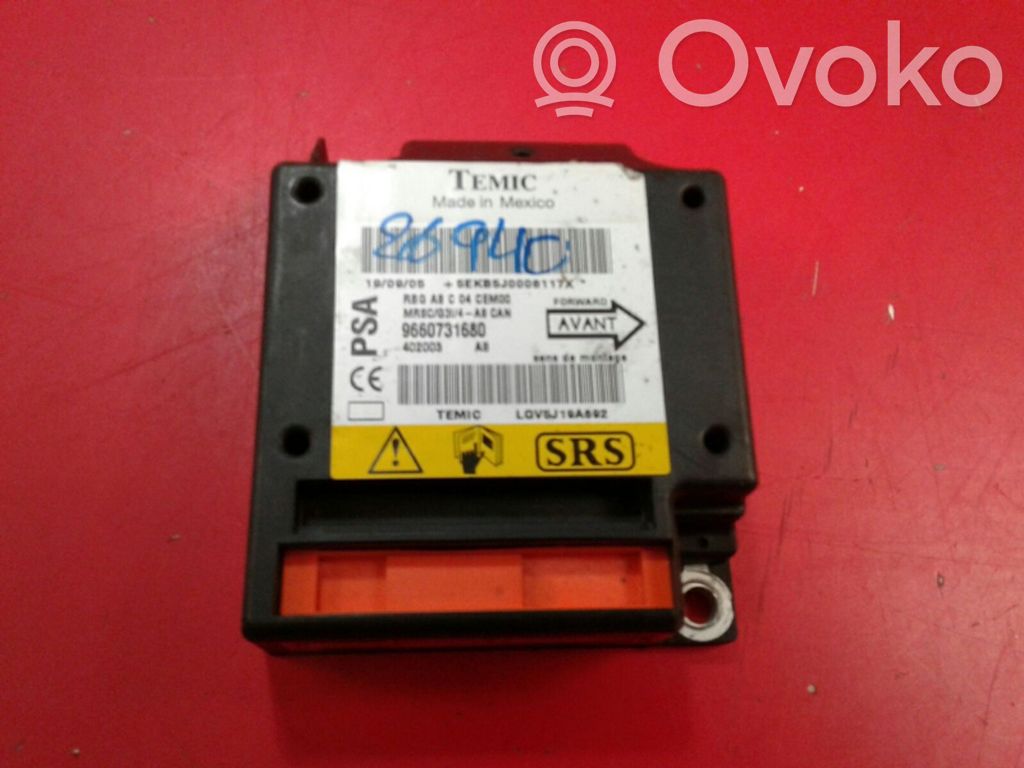 Citroen C3 Airbag control unit/module 