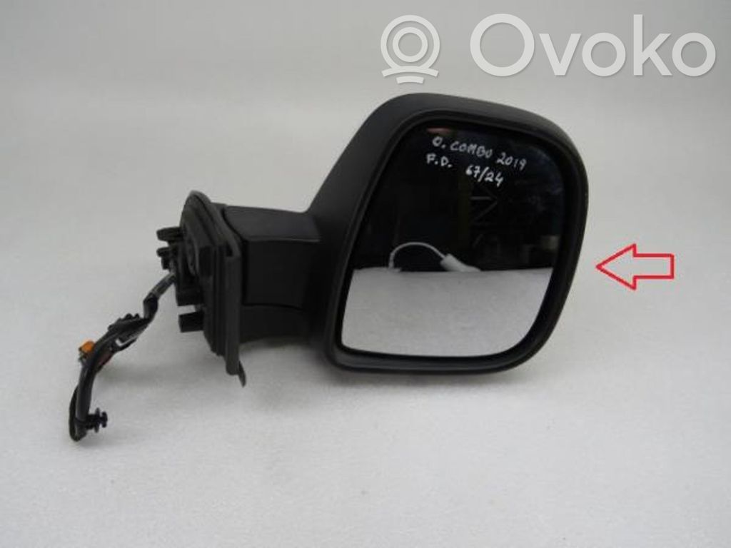 Opel Combo E Front door electric wing mirror 