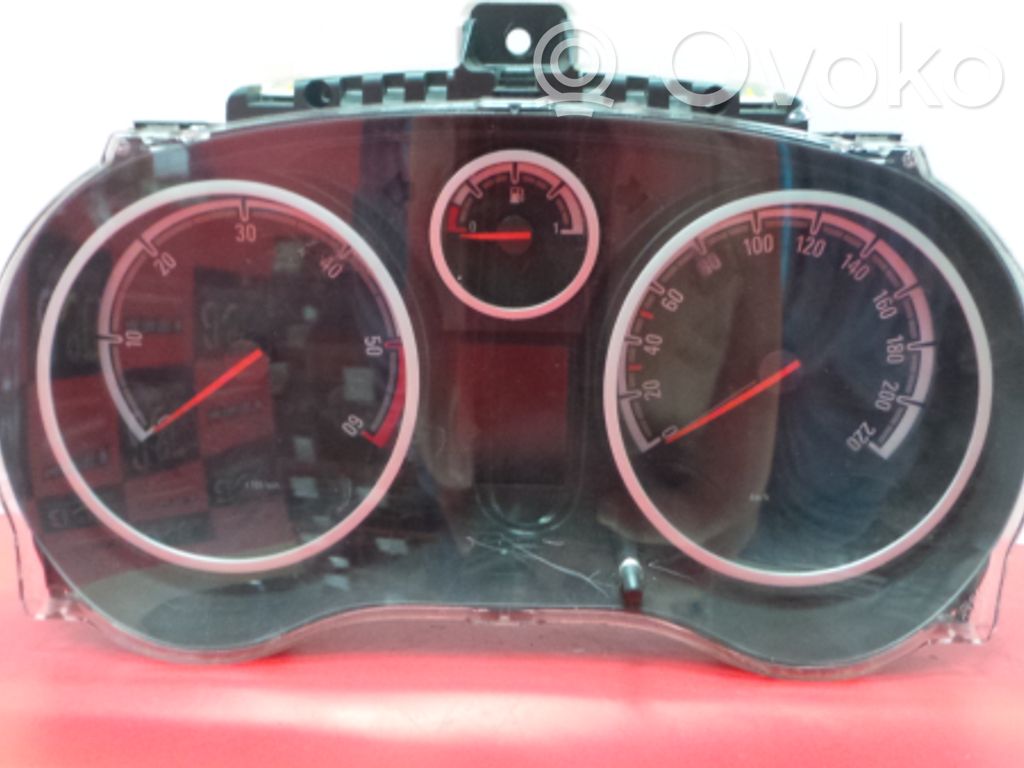 Opel Corsa D Tachimetro (quadro strumenti) 