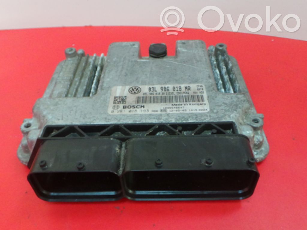 Engine control unit/module   018,03L906018NR,193,281,79,BOSCH
